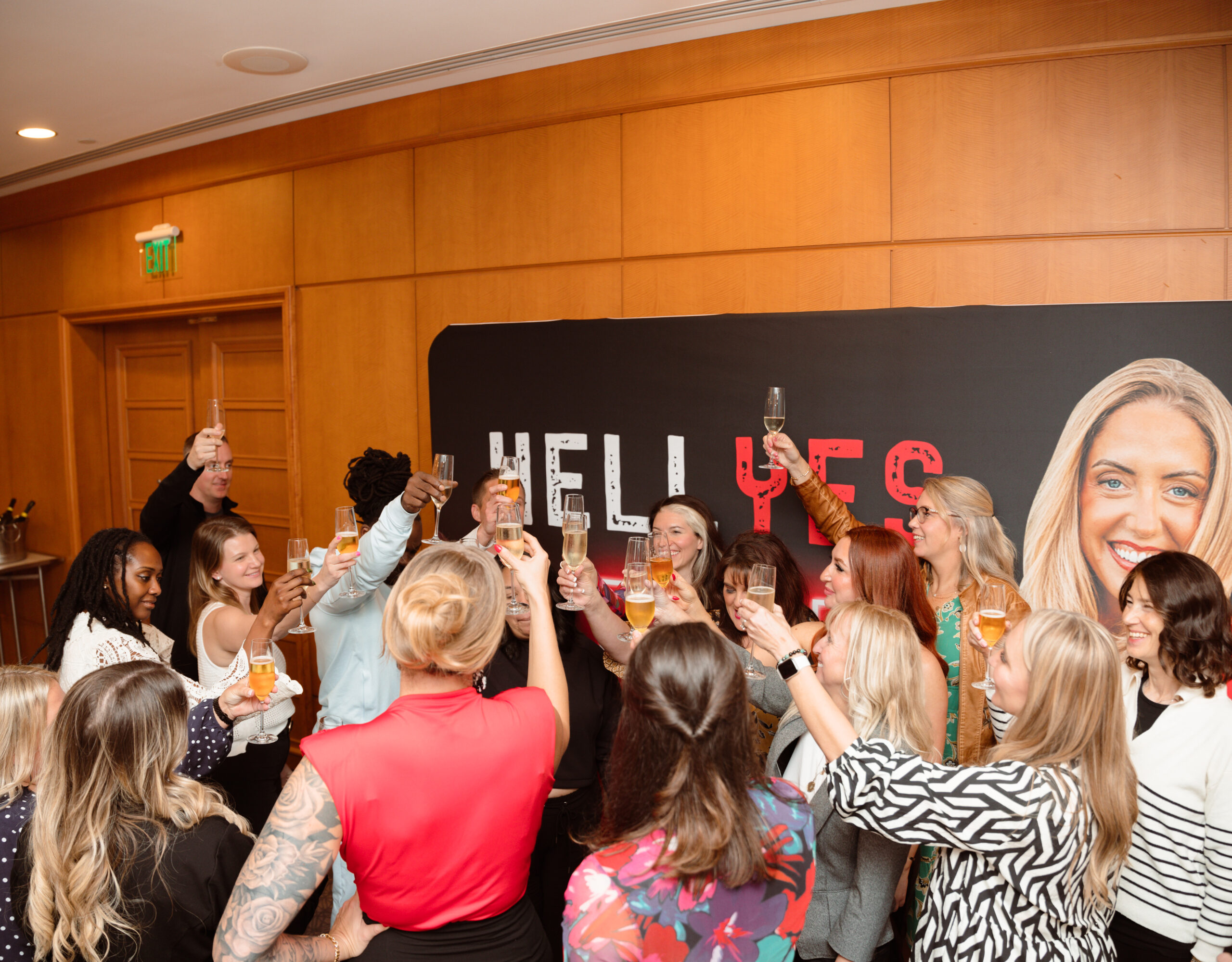 The Malicotes 111 Hell Yes Live Event Champagne Toast